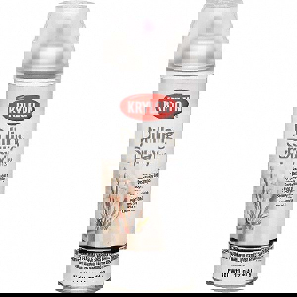 Spray Paint: Clear, Flat, 11 oz Net Fill, Acrylic Coating